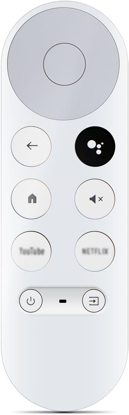 Voice Remote Control for Google Chromecast 4K – Replacement for G9N9N, GA01409-US, GA01919-US, GA01920-US, GA01923-US, GA02463-US, GA02464-US