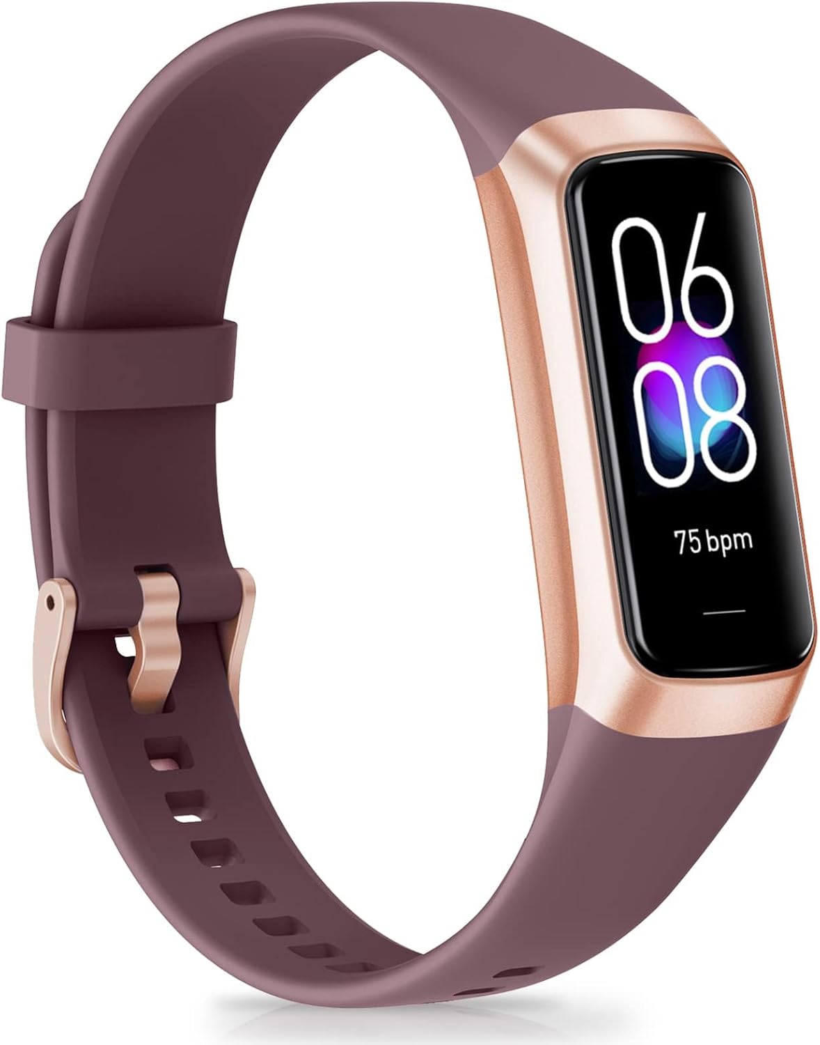Fitness Tracker, Fitness Watch with 24/7 Heart Rate Blood Oxygen Sleep Monitor, 1.10″ AMOLED HD Touch Color Screen Step Counter, Activity Trackers Pedometer Health Smart Watch for Women Men