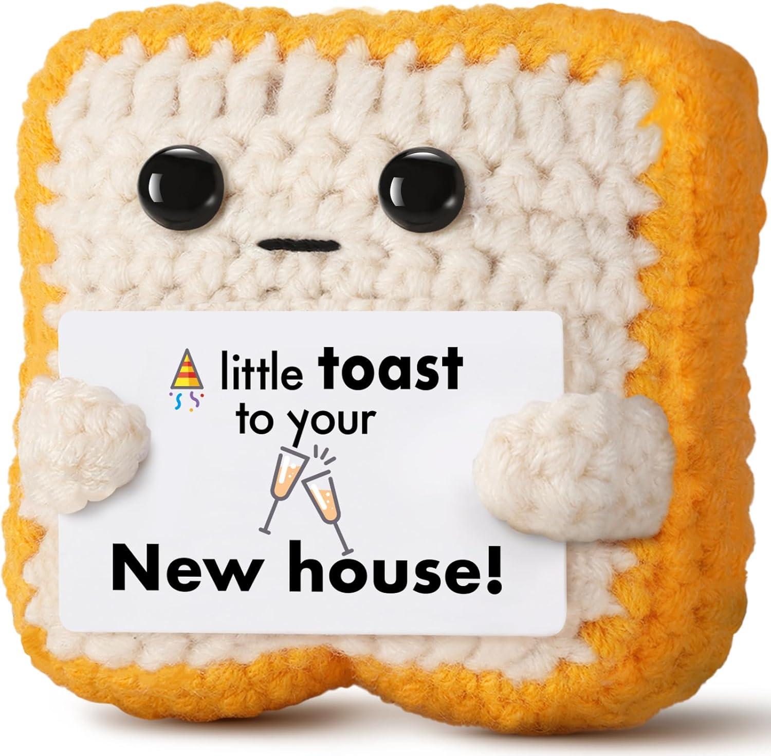 House Warming Gifts New Home, “A Little Toast to Your New House” Housewarming Gifts for Women Men Friend Family Couple, New Homeowner – Closing Presents for Home Buyers – First Apartment Essentials