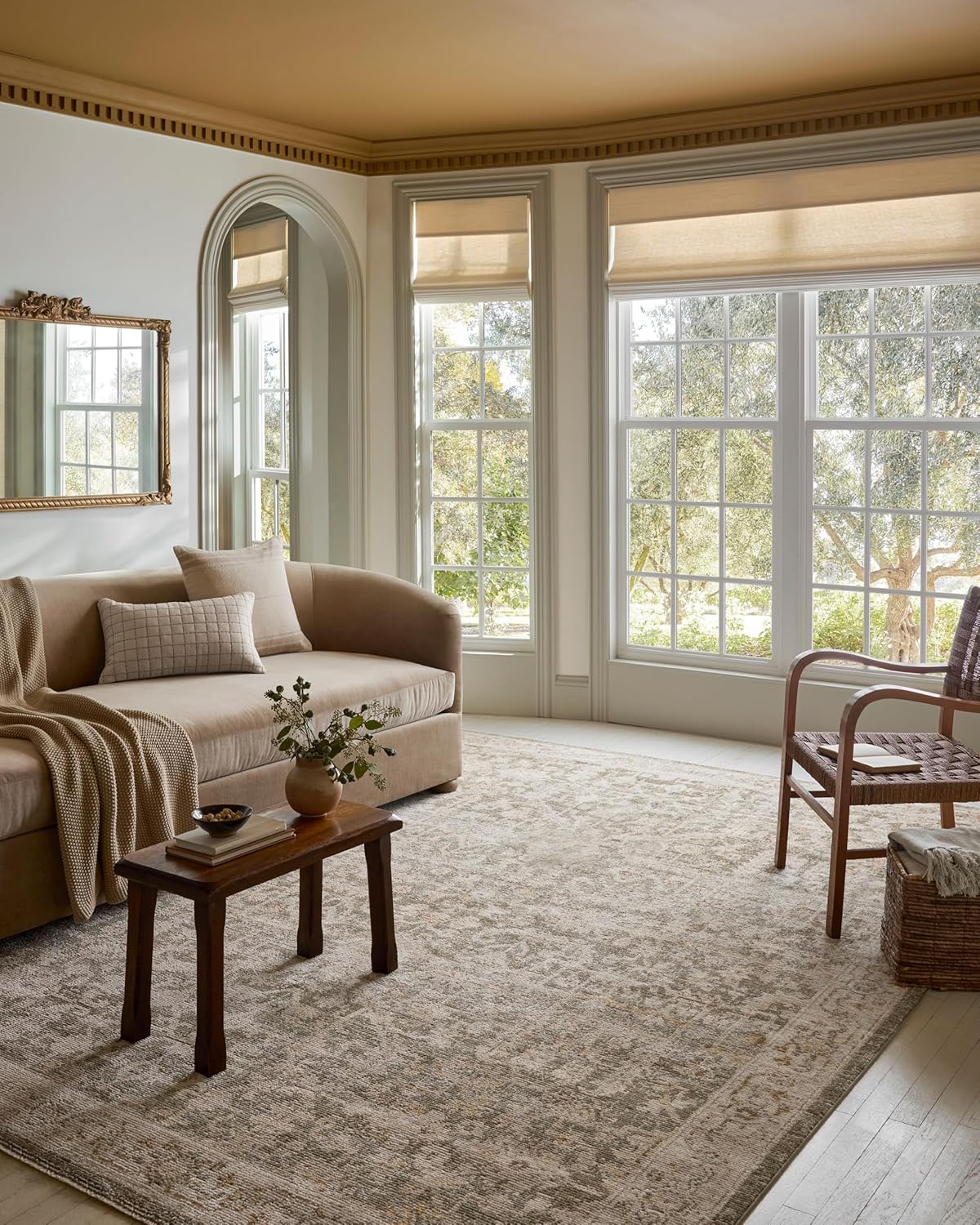Loloi Magnolia Home by Joanna Gaines Pace Collection PAC-06 Forrest/Natural 9′-6″ x 12′-3″ Area Rug